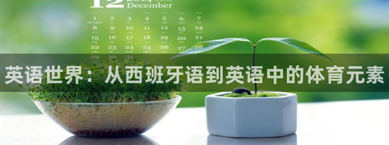 凯发官网下载：英语世界：从西班牙语到英语中的体育元素